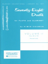 78 Duets, Volume 2 - Flute and Clarinet