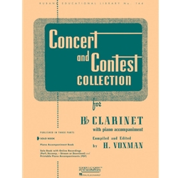 Concert and Contest Collection for Clarinet - Piano Accompaniment