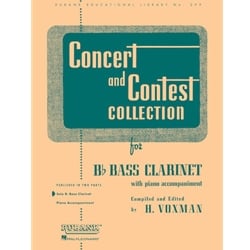 Concert and Contest Collection for Bass Clarinet - Bass Clarinet Part