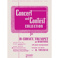 Concert and Contest Collection: Cornet/Trumpet/Baritone - Piano Part