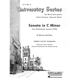 Sonata in C Minor - Clarinet and Piano