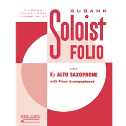 Soloist Folio - Alto Sax and Piano