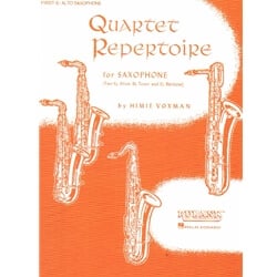 Quartet Repertoire for Saxophone (Alto Sax 1 Part) - Sax Quartet AATB