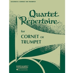 Quartet Repertoire for Cornet or Trumpet - Second B-flat Part