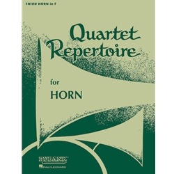 Quartet Repertoire for Horn - Third Horn