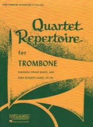 Quartet Repertoire for Trombone - 3rd Trombone (or Baritone B.C.) Part