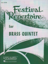 Festival Repertoire for Brass Quintet - Score
