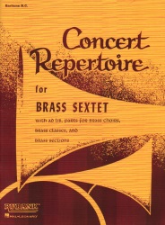 Concert Repertoire for Brass Sextet - Baritone B.C. Part