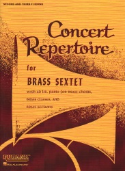 Concert Repertoire for Brass Sextet - 2nd and 3rd Horn Parts