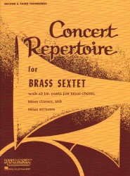 Concert Repertoire for Brass Sextet - 2nd and 3rd Trombone Parts