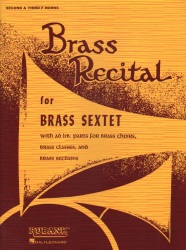 Brass Recital for Brass Sextet - 2nd and 3rd Horn Parts