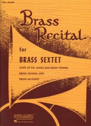 Brass Recital for Brass Sextet - Score