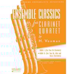 Ensemble Classics, Vol. 2 (Score Format) - Clarinet Quartet