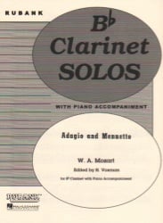 Adagio and Menuetto - Clarinet and Piano