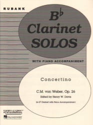 Concertino in E-flat Major, Op. 26 (Abridged) - Clarinet and Piano