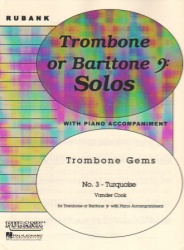 Turquoise - Trombone (or Baritone BC) and Piano