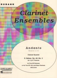 Andante from Quartet, Op. 60, No. 2 - Clarinet Quartet