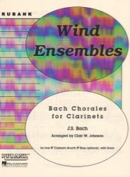Bach Chorales for Clarinets - Clarinet Quartet
