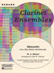 Menuetto from Eine kleine Nachtmusik - Clarinet Quintet