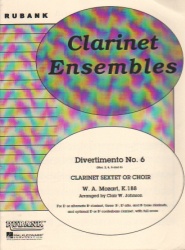 Divertimento No. 6 - Clarinet Sextet