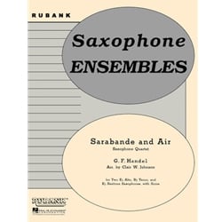 Sarabande and Air - Saxophone Quartet