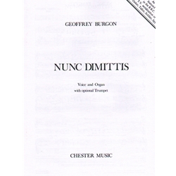 Nunc Dimittis - High Voice, Trumpet, and Organ