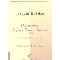 2 Poemas de Juan Ramon Jimenez  - Voice and Flute (or Piano)