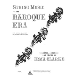 String Music of the Baroque Era - String Quartet