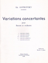 Variations Concertant - Bassoon and Piano