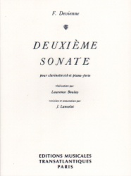 Sonata No. 2 in B-flat Major (Deuxieme Sonate) - Clarinet and Piano