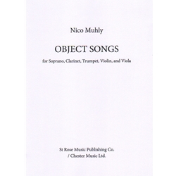 Object Songs - Soprano Voice, Clarinet, Trumpet, Violin, and Viola