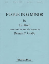 Fugue in G Minor - Clarinet Quartet