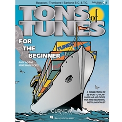 Tons of Tunes for the Beginner - Bassoon or Trombone