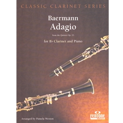 Adagio from Quintet, Op. 23 - Clarinet and Piano