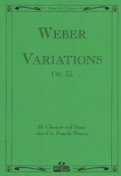 Variations in B-flat Major, Op. 33 - Clarinet and Piano