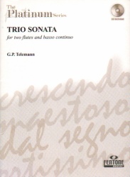 Trio Sonata (Bk/CD) - Flute Duet and Basso Continuo