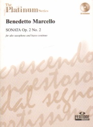 Sonata, Op. 2, No. 2 (Bk/CD) - Alto Sax and Piano