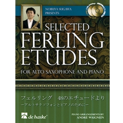 Selected Ferling Etudes - Alto Sax Part with 2 CDs