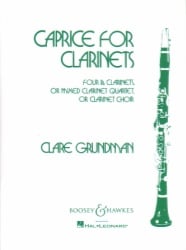 Caprice for Clarinets - Clarinet Quartet (or Choir)