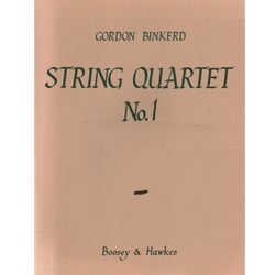 String Quartet No. 1 - Set of Parts