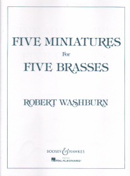 5 Miniatures for Five Brasses - Brass Quintet (Score and Parts)