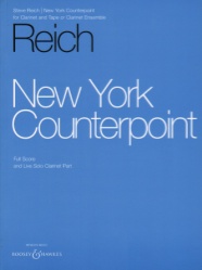New York Counterpoint - Clarinet and Tape (or Clarinet Choir)