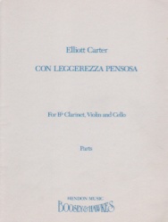 Con Leggerezza Pensosa - Clarinet, Violin and Cello - Parts