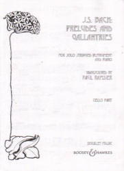 Preludes and Gallantries for Solo Stringed Instrument and Piano - Cello Part