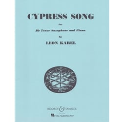 Cypress Song - Tenor Saxophone and Piano