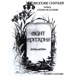 8 Epitaphs - Medium High Voice and Piano