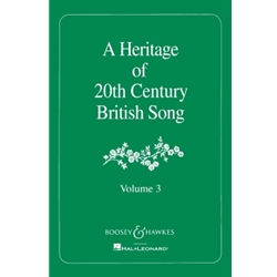 Heritage of 20th Century British Song, Volume 3 - Voice and Piano