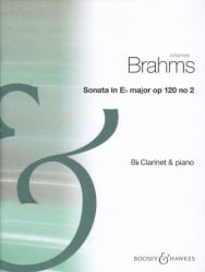 Sonata No. 2 in E-flat Major, Op. 120, No. 2 - Clarinet and Piano