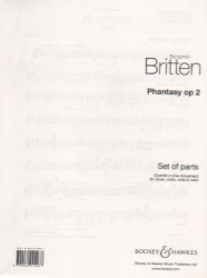 Phantasy Quartet, Op. 2 - Oboe, Violin, Viola and Cello (Parts)