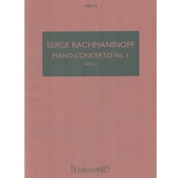 Piano Concerto No. 1 in F-Sharp Minor, Op. 1 (Revised 1917 Version) - Miniature Score